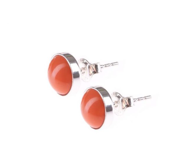 Little Atom Earrings – Coral