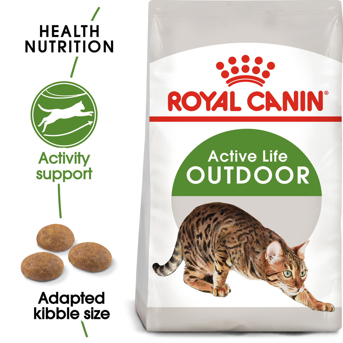 RC Outdoor Active Life Dry Adult Cat Food - 4kg
