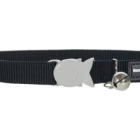 Red Dingo Cat Collar - Plain Classic Black