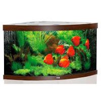 Trigon 350 LED Aquarium - Dark Wood