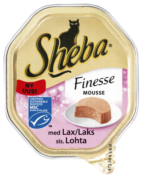 Sheba Finesse Salmon in Mousse 22x85g Fur ufuglar og