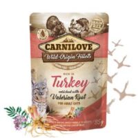 Carnilove Cat Pouch w/Turkey & Valerian - 24x85g