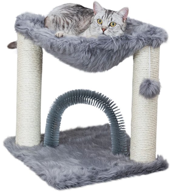 Baza Scratching Post w/Brush - Grey