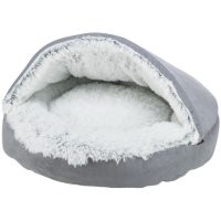 Harvey Cave Bed Round M - Grey/White - HÆTT!