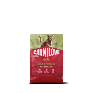 Carnilove Cat Duck & Pheasant Hairball Sterilized - 2kg - VÆNTANLEGT!