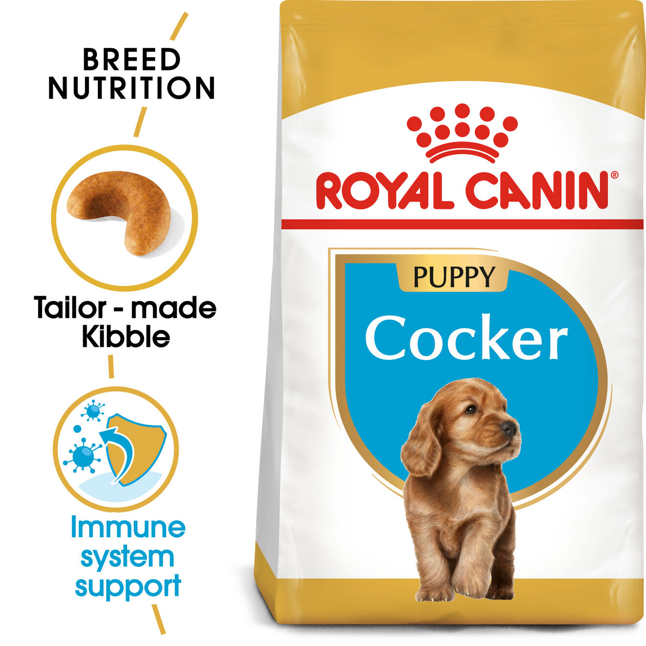 RC Cocker Puppy Dry Dog Food - 3kg