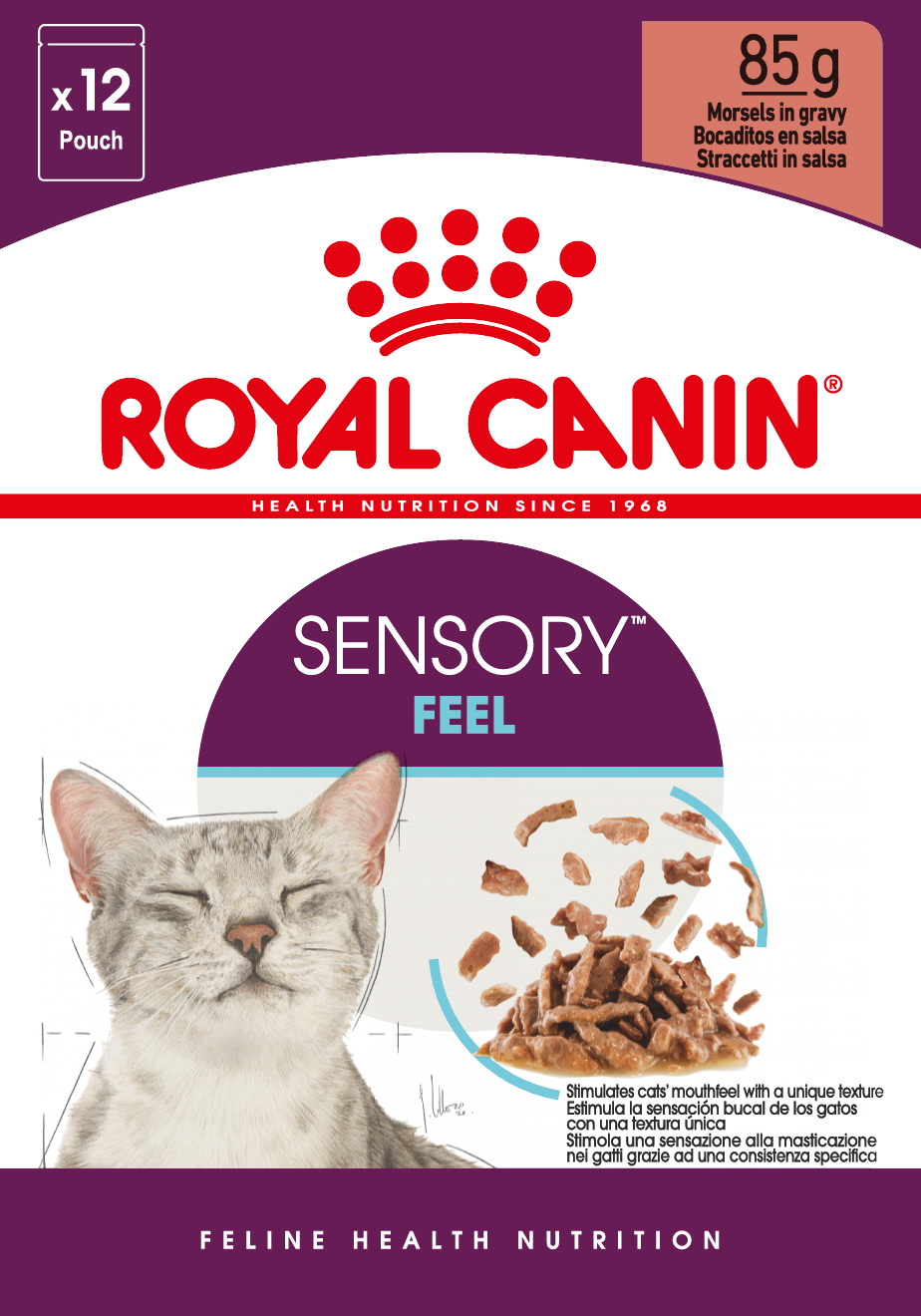 RC Sensory Feel Wet Cat Food - 12x85g