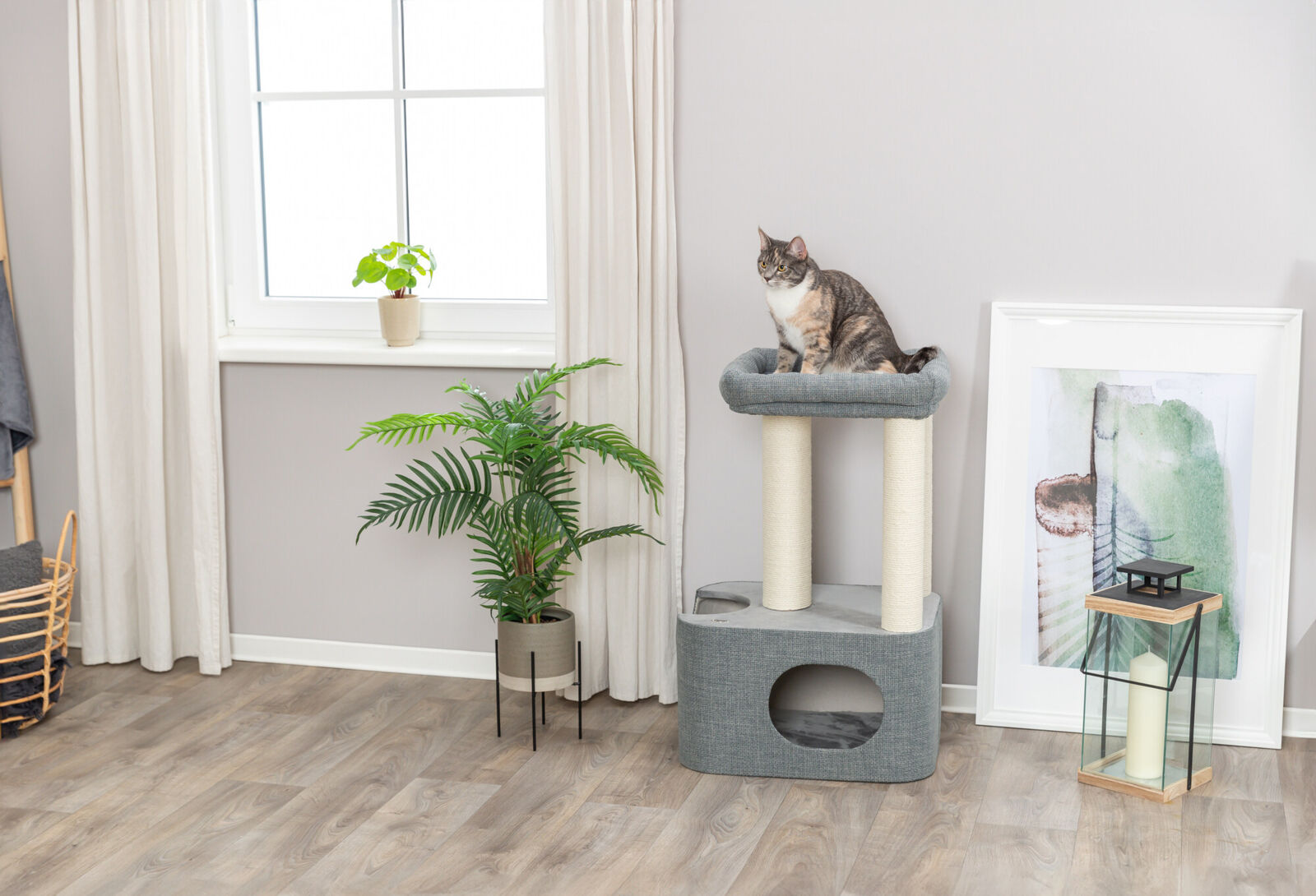Viviana Scratching Tree - Blue Grey - Image 4